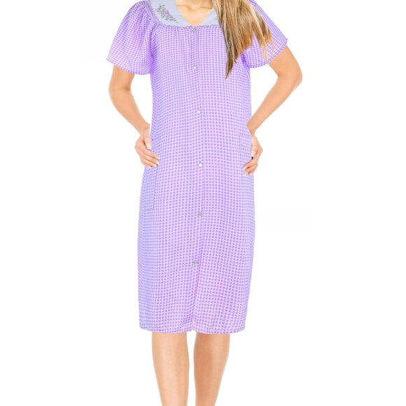 JEFFRICO House Dresses for Women with Pockets - Lightweight Breathable - Picture 1 of 5